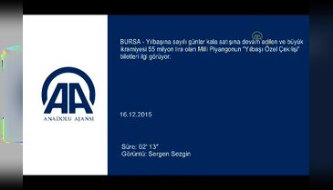 Bursalılar talihine inanıyor