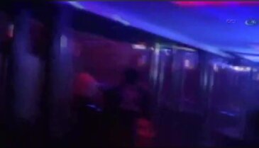 Eğlence mekanlarına polis baskını kamerada