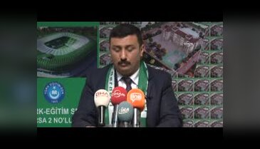 "Timsah Arena Bursa'nın geleceğini çaldı!"