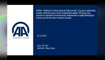 "Nörofibromatozis" hastası çocuk tedavi için Bursa'ya geldi!