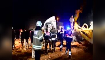 İzmir-İstanbul Otoyolu inşaatında kaza 1 ölü