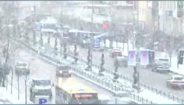 Bursa'da yoğun kar yağışı!