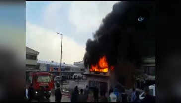 Bursa'da sanayi sitesinde korku dolu anlar!