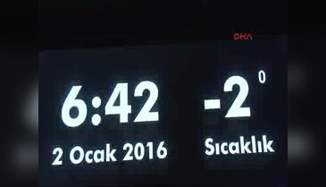 Termometreler eksileri gösterdi