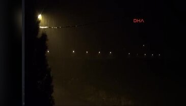 Sağanak yağış Çanakkale'de etkili oldu