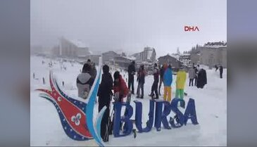 Uludağ'da hafta sonu bereketi