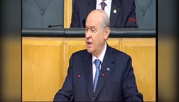 Devlet Bahçeli, partisinin grup toplantısında konuştu