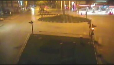 Trafik kazaları MOBESE'ye yansıdı