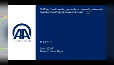 Bursa'da grip vakaları hastanelerde yoğunluğa neden oldu