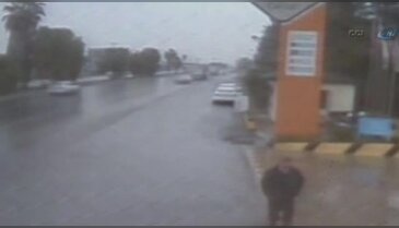 Anne ve oğlunun öldüğü kaza kamerada