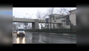 Bursa'da beklenen kar yağışı başladı