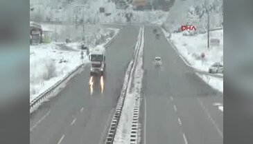 Yalova'da kar yağışı etkili oldu