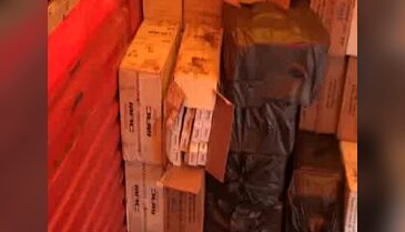 TIR'da 260 bin kaçak sigaraya 2 tutuklama