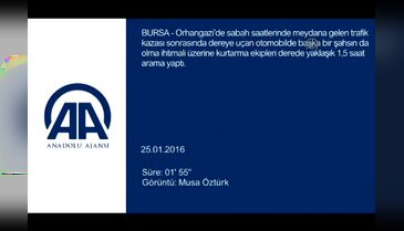 Bursa'da dalgıçlar ceset aradı