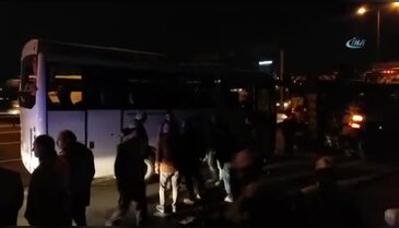 İstanbul'da otobüs devrildi: 1 ölü, 13 yaralı