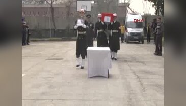 Sur'da şehit olan Astsubay son yolculuğuna uğurlandı