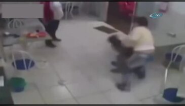 Genç kadından hırsıza unutamayacağı ders