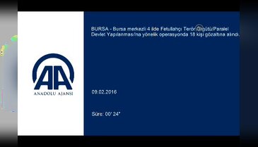 Bursa merkezli 4 ilde FETÖ/PDY operasyonu