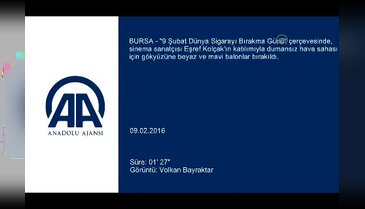Bursa'da 'Dünya Sigarayı Bırakma Günü' kutlandı