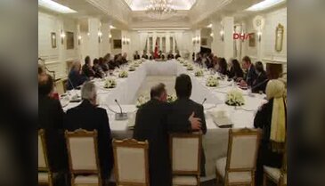 Davutoğlu, Yahudi dernekleri başkanlarını kabul etti