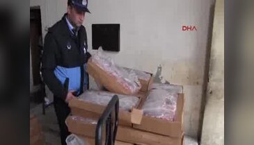 2 ton kaçak et ele geçirildi