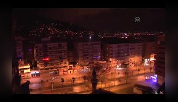 Bursa'da kuvvetli lodos