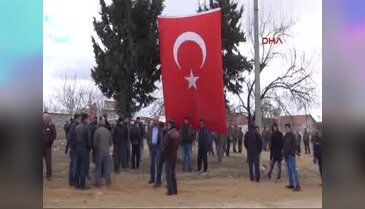 Şehidin baba evinde sessizlik
