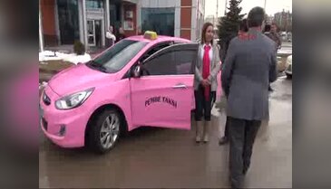 Sivas Pembe taksi tartışma konusu oldu, ismi Türkçe yapıldı
