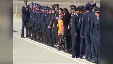 Şehidi 10 bin kişi uğurladı