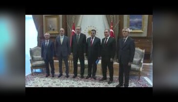 Erdoğan, Atalay ve Al-Ghanim ile görüştü
