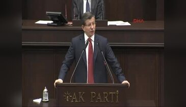 Başbakan Ahmet Davutoğlu grup toplantısında konuştu