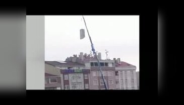 Baz istasyonunu sahte baca ile gizleme operasyonu