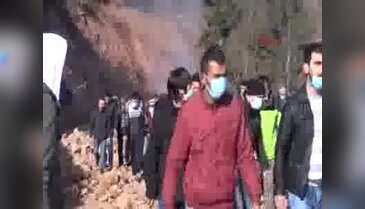 Artvin Cerattepe'de polis müdahalesi başladı