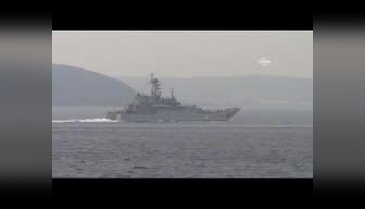 İki Rus savaş gemisi Çanakkale Boğazı'ndan geçti