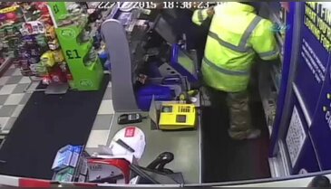 Av tüfekli soyguncuyu bin pişman etti