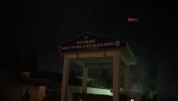 Cezaevi önünde şüpheli poşet