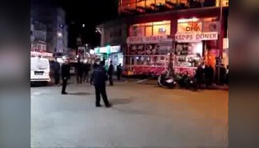 Kar maskeli saldırganlar yol ortasında vurdu