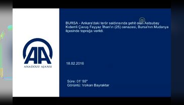 Bursa şehidini uğurladı...