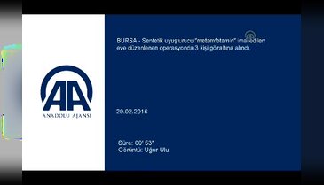 Bursa'da narkotikten zehir tacirlerine baskın!
