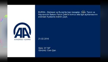 Bursa'da kasaplar "tavan fiyata" uyup indirime gitti