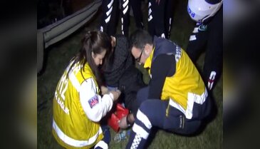 Bursa'da uyuşturucu yüklü araç polisten kaçarken kaza yaptı!