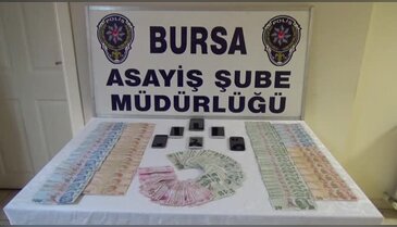 Bursa'da yasa dışı bahis oynatan 6 kişi gözaltında!