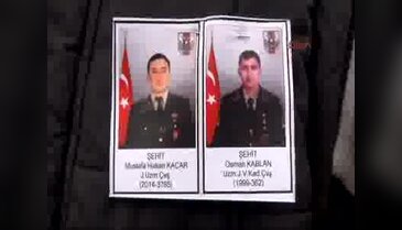 Sur şehitleri uğurlandı