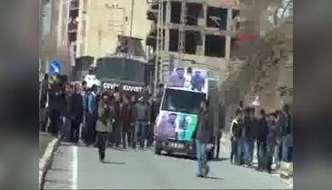 Cizre'de ölen PKK'lı, Hakkari'de toprağa verilirken olay çıktı