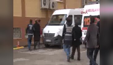 Erzurum'da 'parelel yapı' operasyonunda gözaltına alınanlar adliyeye sevk edildi
