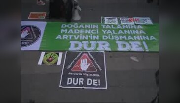 Tulumlu horonlu Cerattepe eylemi