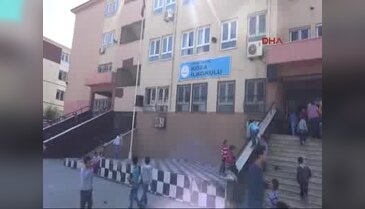 Okula giren hırsızlar, tuvaletteki lavaboları çaldı