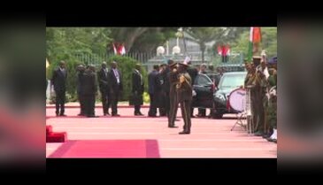 Cumhurbaşkanı Erdoğan, Fildişi Sahili Başkanlık Sarayı'nda