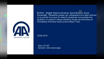 Bursa'da emekçiler tepkili!