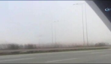 Bursa'da otobanda akılalmaz görüntüler!